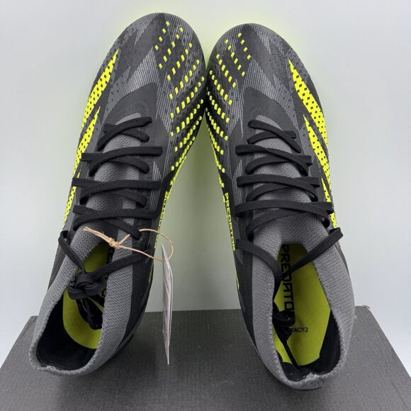 Adidas Predator Accuracy.2 FG Soccer Cleats Black Volt IG0781 Men\'s Size 10 main image 11